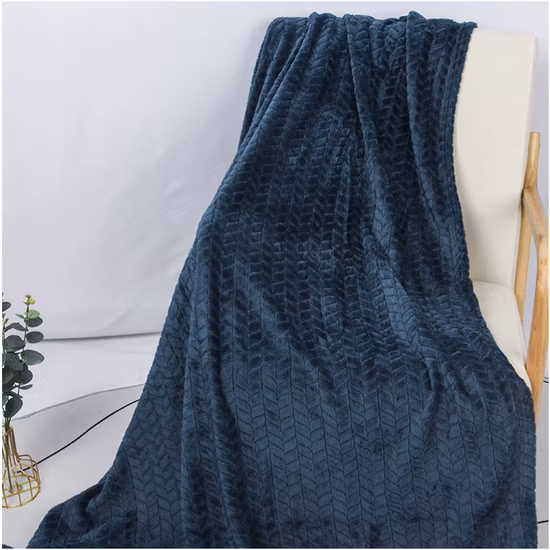 Electric Barefoot Chunky Jacquard Two Layer Microfiber Luxury Cozy Flannel Fleece Polar Shaggy Bonded Weighted Hermes Heated Blanket for Sofa Travel Couch